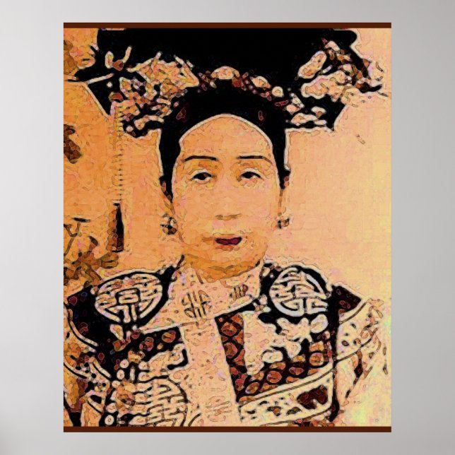 Poster Imperatriz viúva da China (Frente)