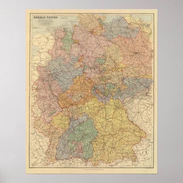 Póster Império Alemão Oeste (Frente)