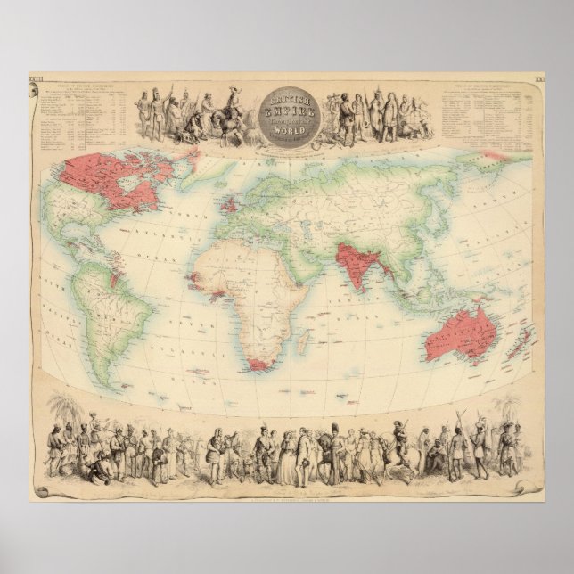 Poster Império Britânico (Frente)