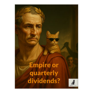 Póster Império de César ou Dividendos Trimestrais?