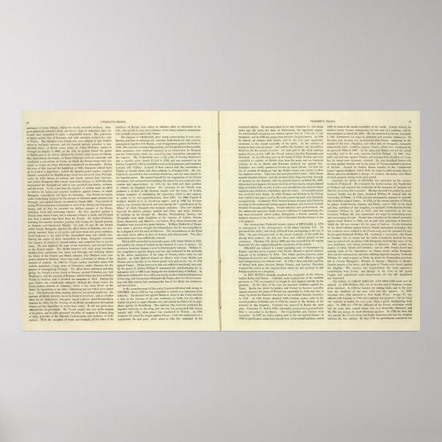 Póster Império de Napoleão Bonaparte 1811 AD 4 (Frente)