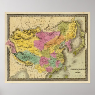 Poster Império e Japão chineses