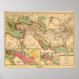 Póster Impérios do mundo antigo dos persas, macedônios