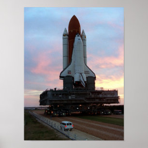 Póster Implantação do Endeavor do Ônibus Espacial (STS