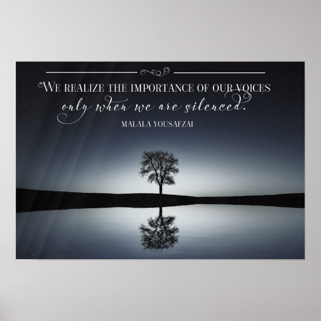 Poster Importância Das Nossas Vozes (Frente)
