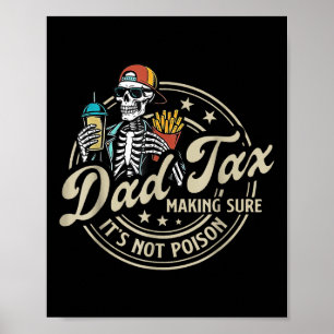 Poster Imposto do Papai Garantindo que Não é Veneno Pai D