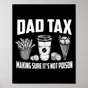 Poster Imposto do Papai Garantindo que Não é Veneno Piada