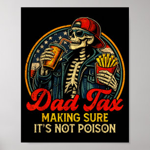 Poster Imposto do papai garantindo que não seja venenoso 