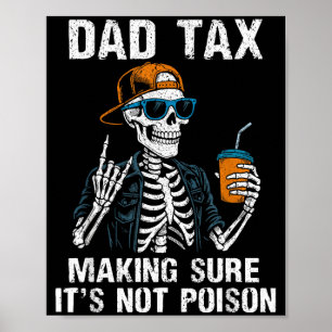 Poster Imposto do papai garantindo que não seja venenoso 