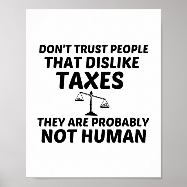 POSTER IMPOSTO NÃO É HUMANO (Frente)