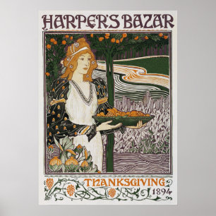 Poster Impressão: Art Nouveau - L.Rhead - Ação de 