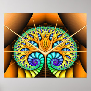 Poster Impressão: Árvore do terceiro olho