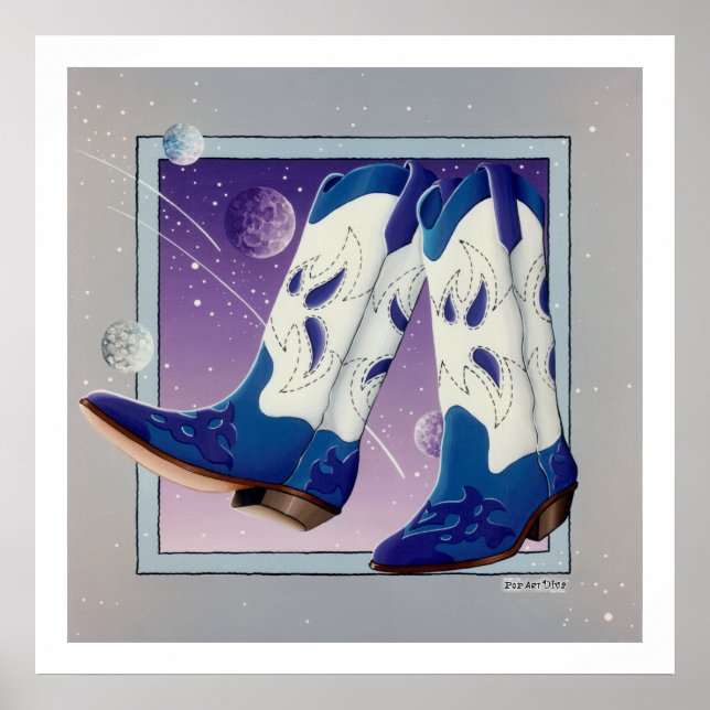 Poster, Impressão - Boots do cowboy do diapositivo (Frente)