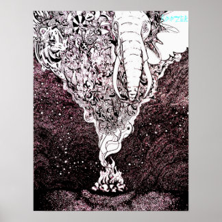 poster impressão da obra de arte original