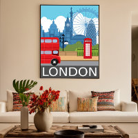 Poster impressão de arte de Londres