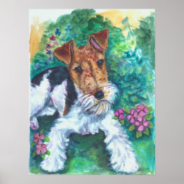 Poster Impressão de de Fox Terrier
