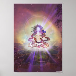 Póster "Impressão de Tara branco"