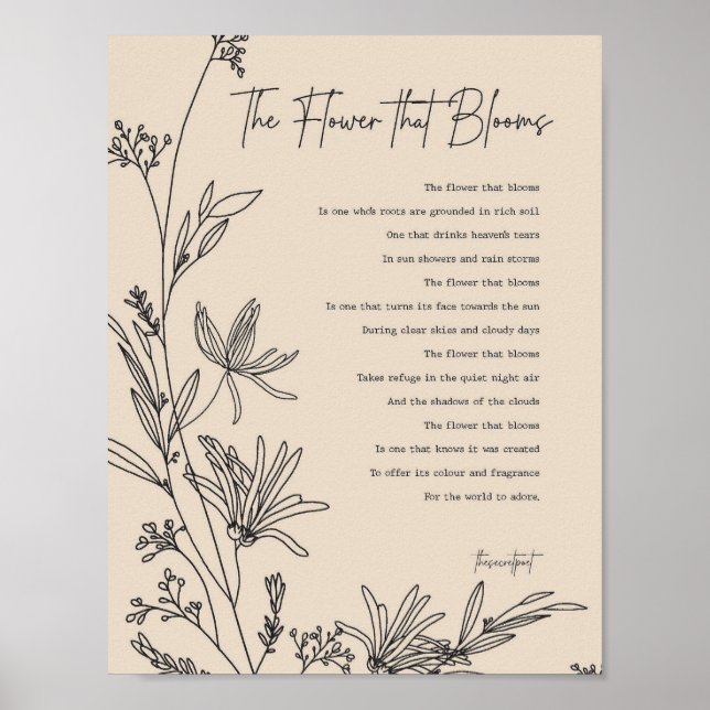 Poster Impressão de Wall Decor (Frente)