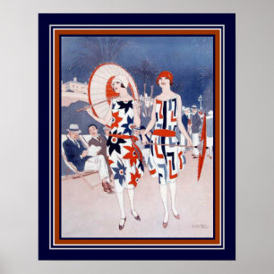 Poster "Impressão do art deco do espectador" por Wilton