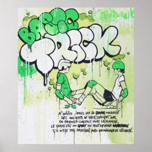 Póster "Impressão do truque básico" da inclinação