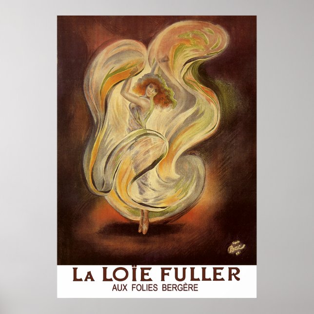 Poster Impressão: Folies Bergere La Loie Fuller (Frente)