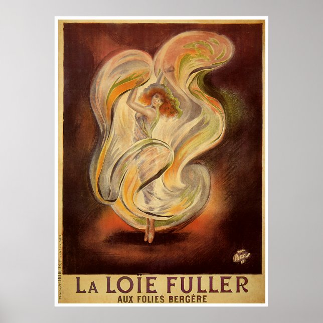 Poster Impressão: Folies Bergere La Loie Fuller (Frente)