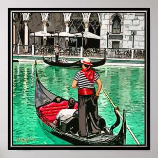 Póster Impressão: Gondolier