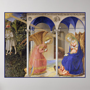 Poster Impressão: O aviso por Fra Angelico