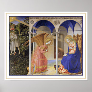 Poster Impressão: O aviso por Fra Angelico