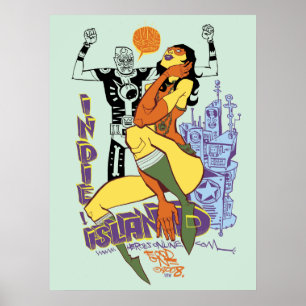 Póster Impressão/poster da ilha de Indy