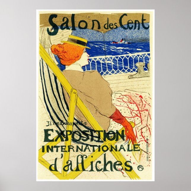 Poster Impressão: Toulouse Lautrec - Salon des Cen (Frente)