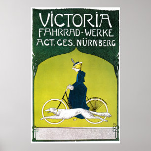 Poster Impressão: Victoria Bicicletas