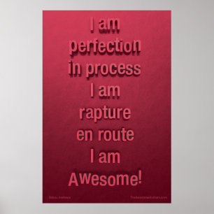 Poster impressionante da "PERFEIÇÃO" (confiança