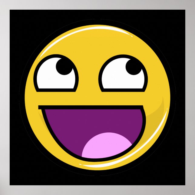 Póster Impressionante Face Internet Meme (Frente)