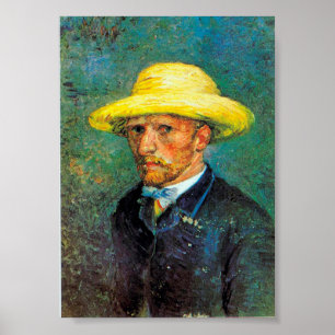Poster Impressionism Vincent Van Gogh Self Portrait Famou
