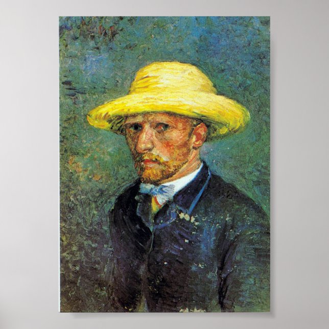 Poster Impressionism Vincent Van Gogh Self Portrait Famou (Frente)