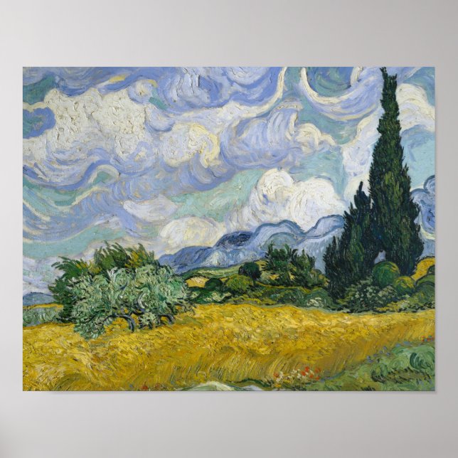 Poster Impressionismo Vincent Van Gogh Famouspainters Whe (Frente)