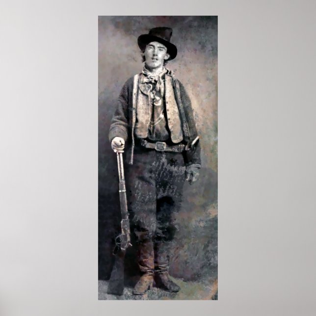 Poster Impressionista digital BILLY, o KID (Frente)