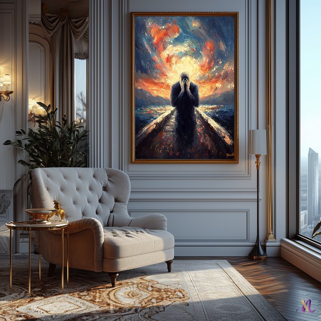 Poster Impressionista Inspirou o Gritar (Criador carregado)