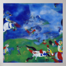 Impressionista Moderno Uma Batalha Chinesa Antiga