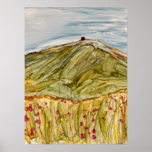 Poster impressionista Rivington Pike Horwich