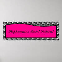 Impressora Zebra Rosa Quente de Banner Personaliza