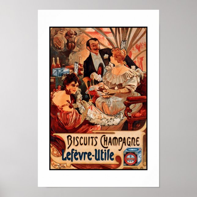Póster Imprimir Imagem do Artista Retro Mucha (Frente)
