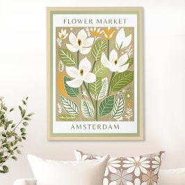 Poster Imprimível no Mercado da Flor Verde