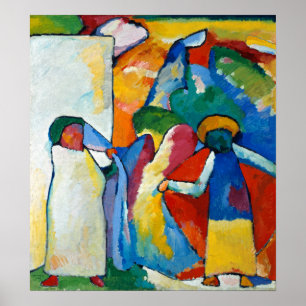 Poster improvisação 6 (africano), Kandinsky 1909