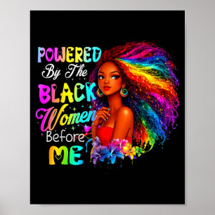 Poster Impulsionado pelas mulheres negras antes da histór