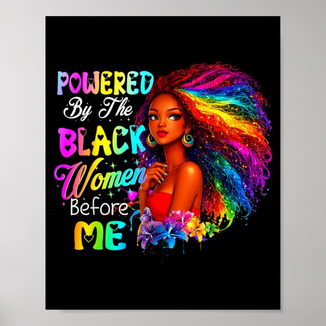 Poster Impulsionado pelas mulheres negras antes da histór (Frente)