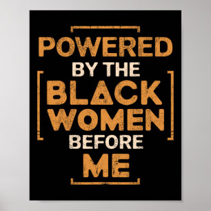 Poster Impulsionado pelas Mulheres Negras Antes de Mim Hi