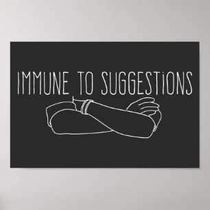 Poster Imune a Sugestões à Atitude Cruzada dos Braços