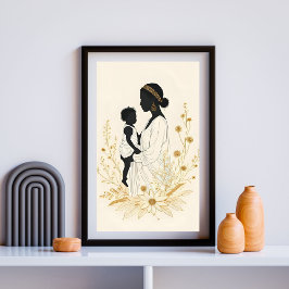 Poster In Her Silence, He Finds Safety I